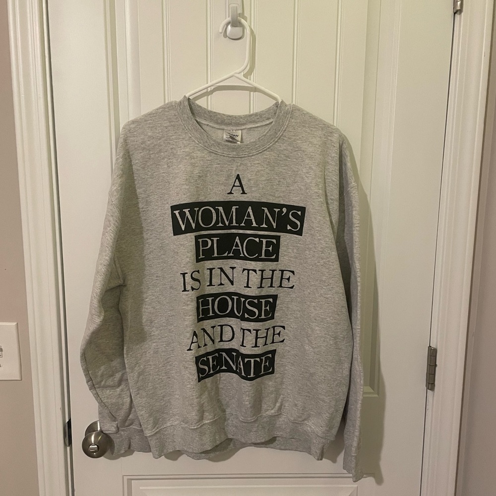 Wicked Clothes Gray Woman’s Slogan Sweatshirt